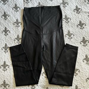 CRZ Maternity Faux Leather Leggings NEW Size Small